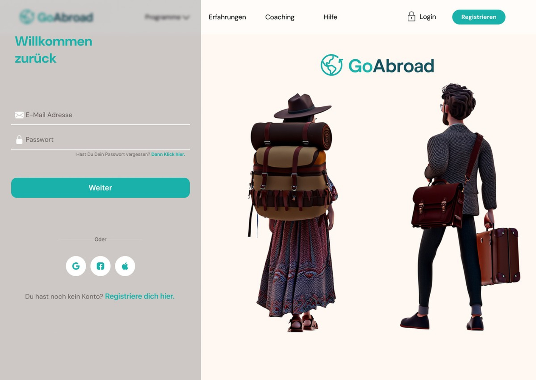 GoAbroad Login