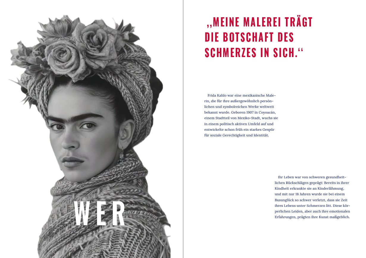 Frida Kahlo — The Bleistift